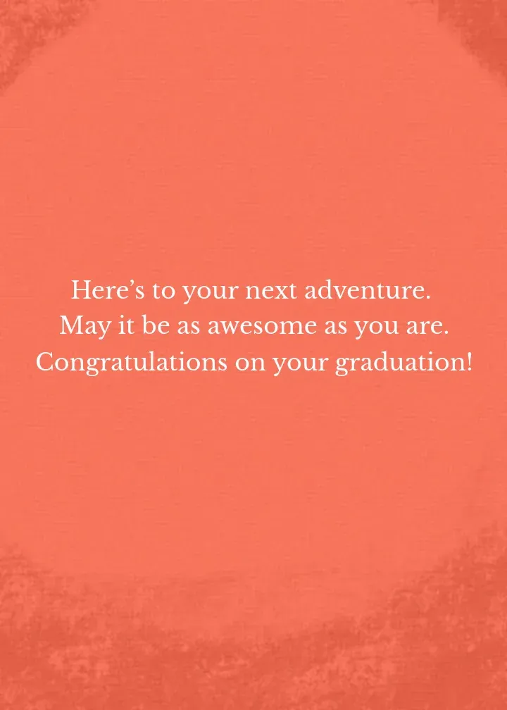 Bright Future Grad card inside right