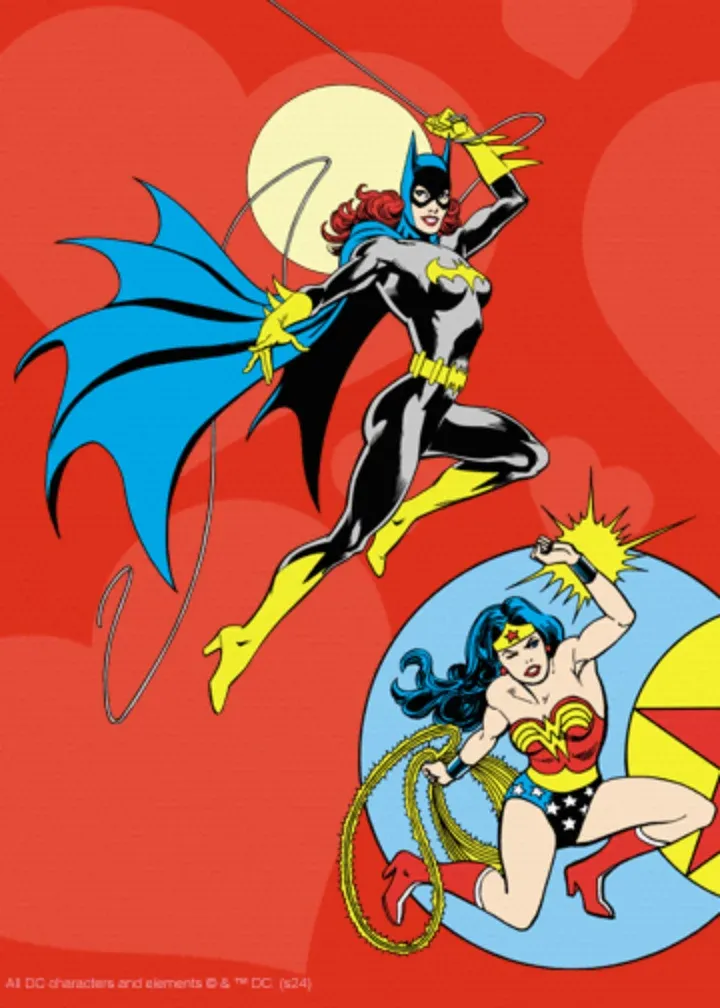 DC Heroes Mother's Day card inside left