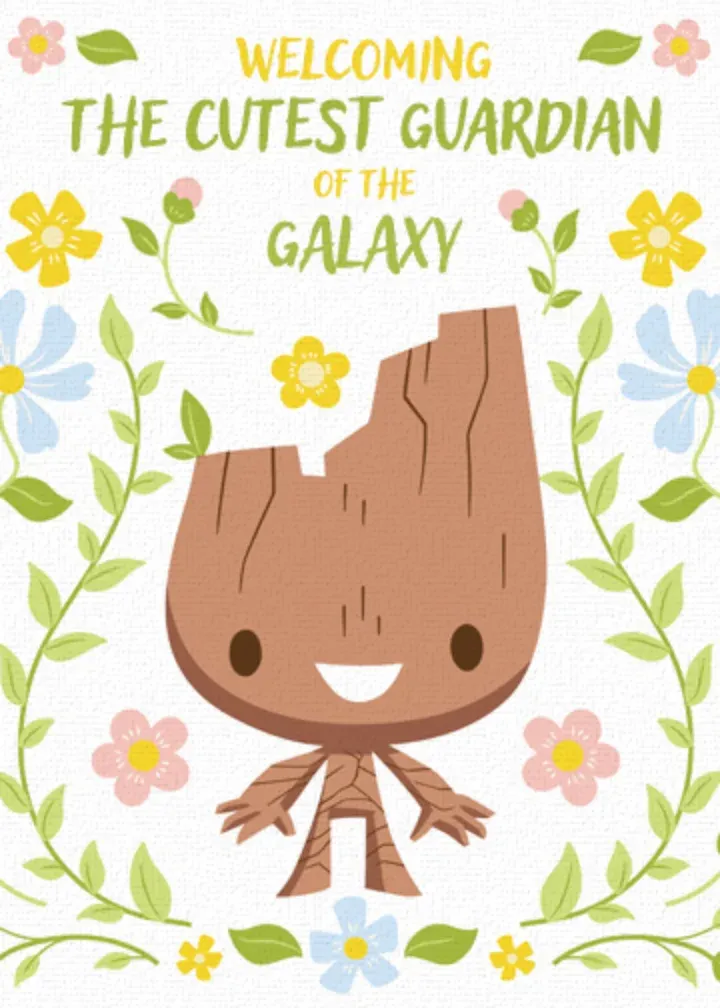Groot | Baby card front