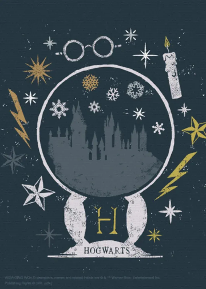 Harry Potter | Happy Holiday Ornaments card inside left