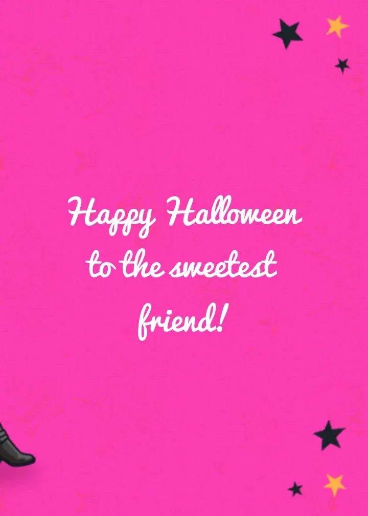 Barbie | Happy Halloween card inside right