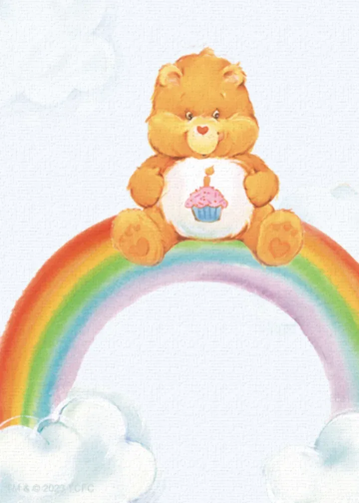 Care Bears | Happy Birthday Clouds card inside left