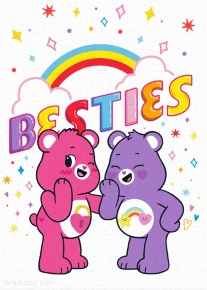 Care Bears | Bestie Friendship card inside left