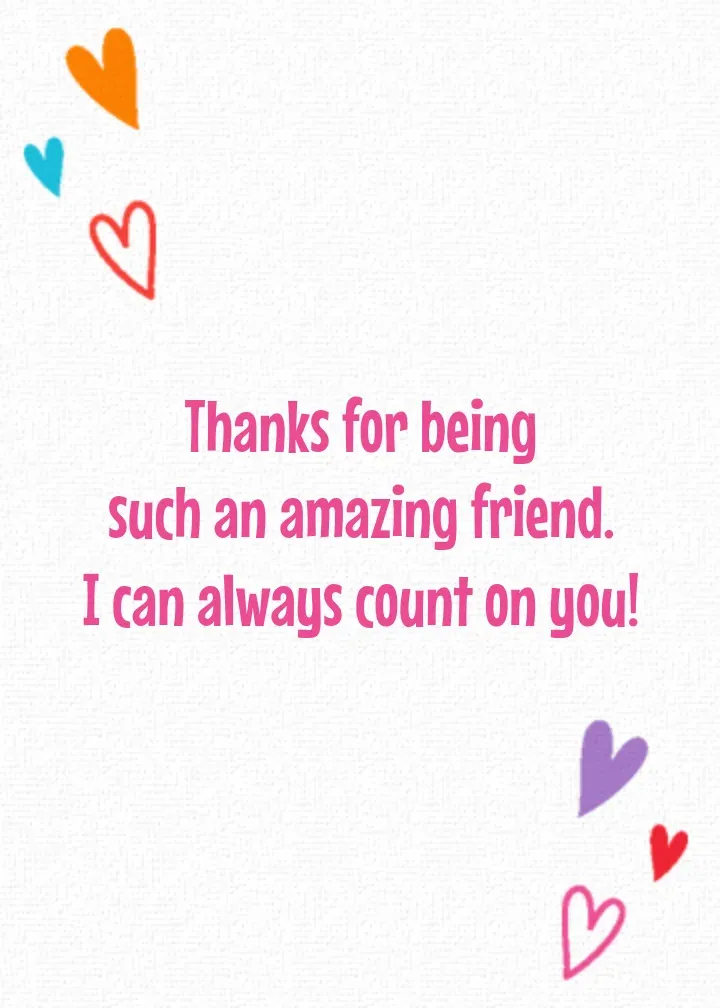 Care Bears | Bestie Friendship card inside right