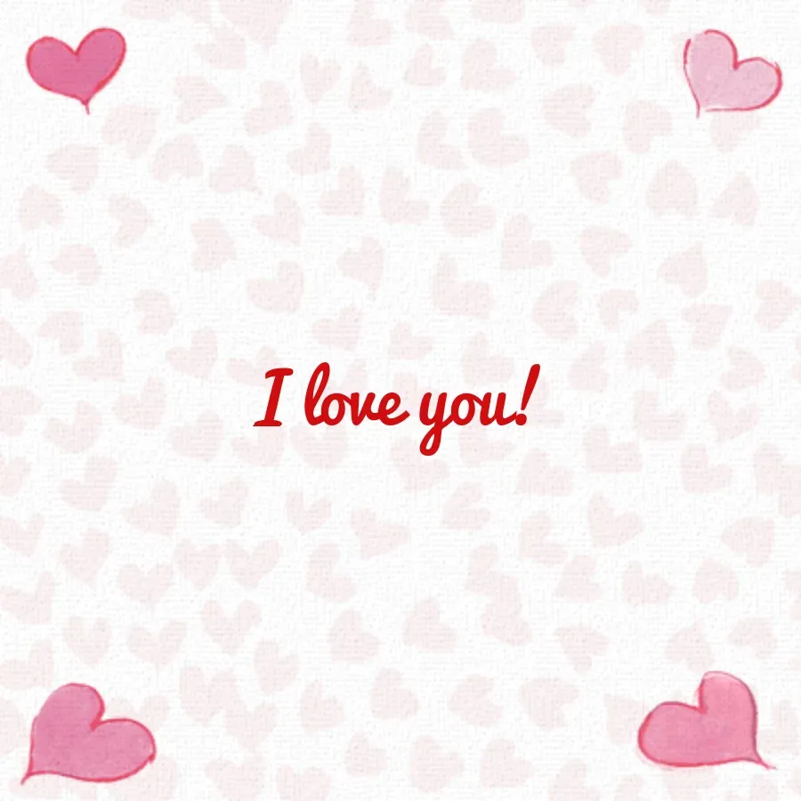 Care Bears | Classic Happy Valentine's Day card inside right