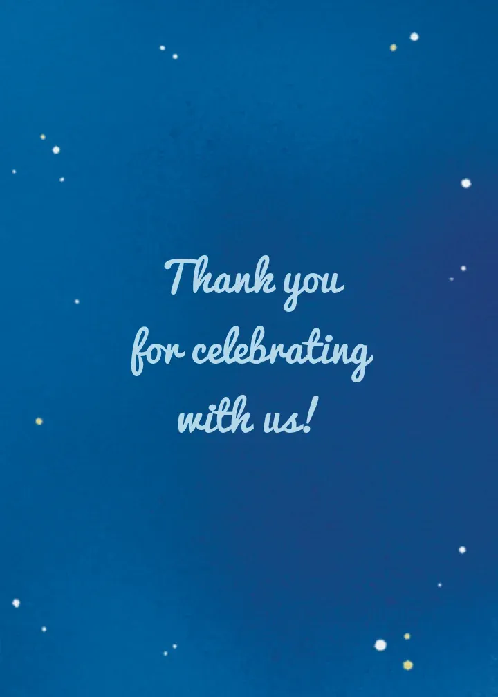 Care Bears | Baby Thank You Moon card inside right