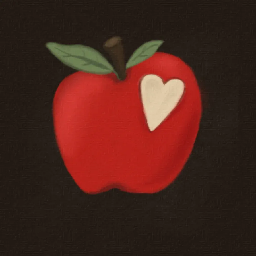 Apple of My Eye card inside left