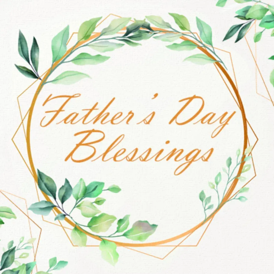 Father's Day Blessings card front