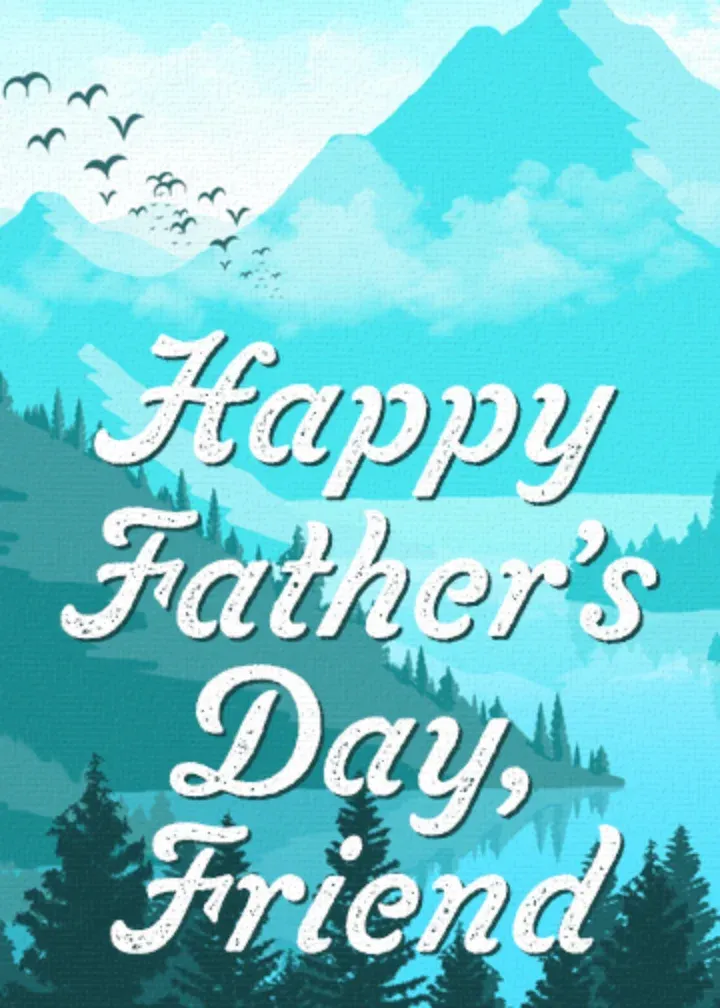 Father's Day Friend card front