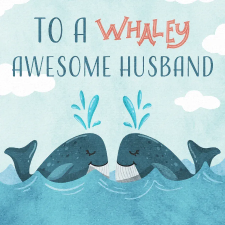 Whaley Awesome Husband card front