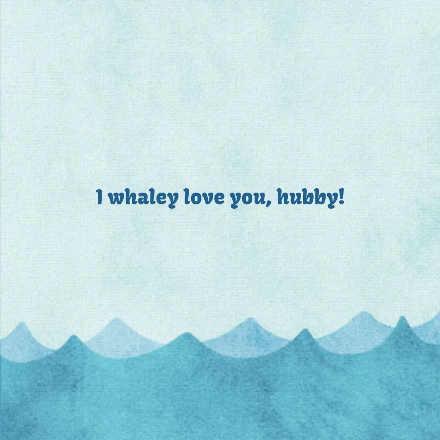 Whaley Awesome Husband card inside right
