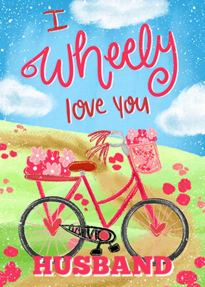 Bicycle Husband card front