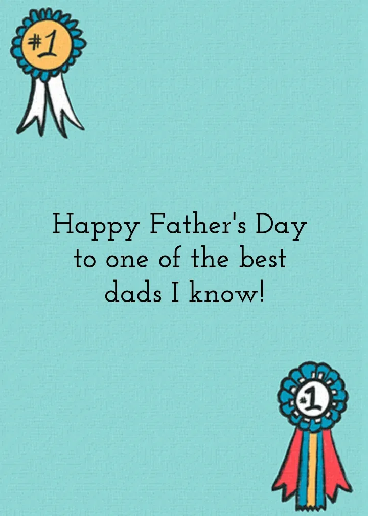 No. 1 Brother-in-Law card inside right