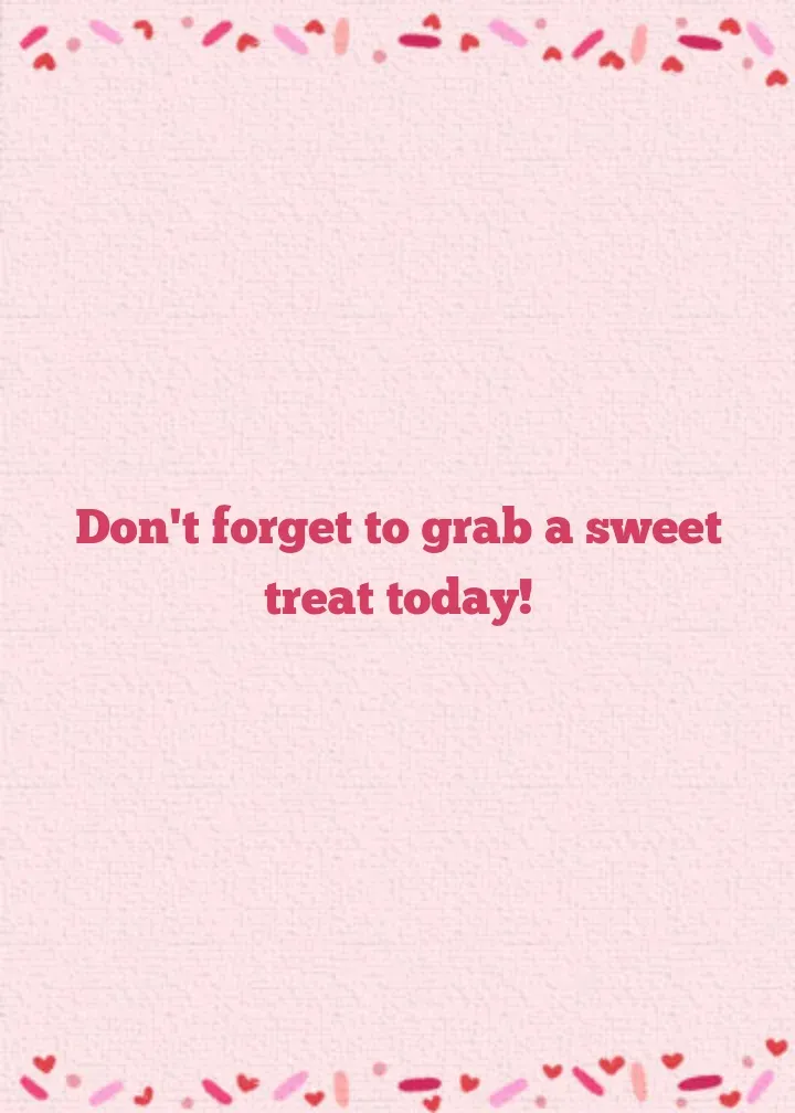 Heart Donut Day card inside right