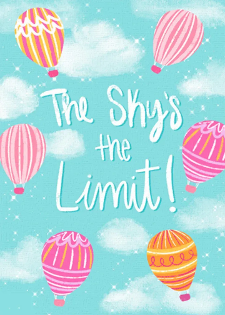 The Sky's the Limit card front