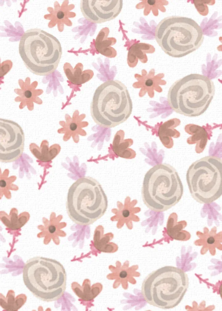 Confirmation Flowers Pink card inside left