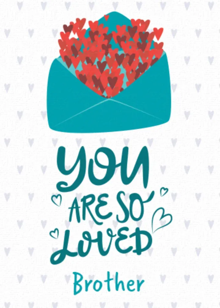 Brother Envelope card front