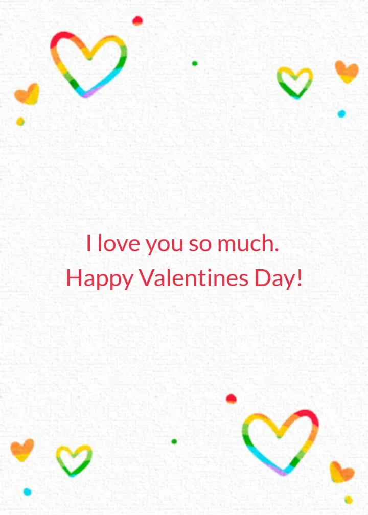 Rainbow Soulmate card inside right