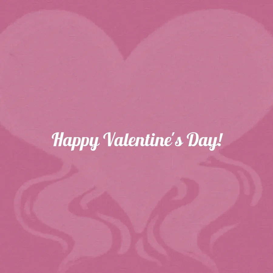 Valentine Coworker card inside right