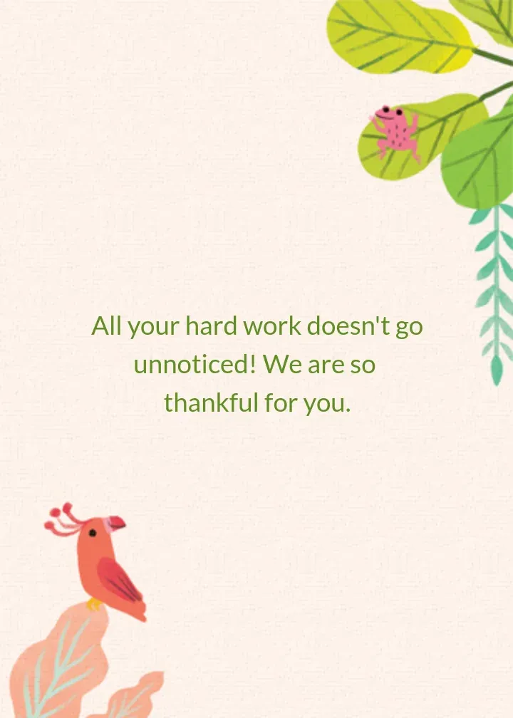 Wild Thanks card inside right