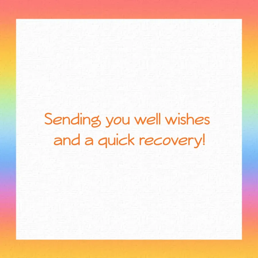 Get Well Bandage card inside right