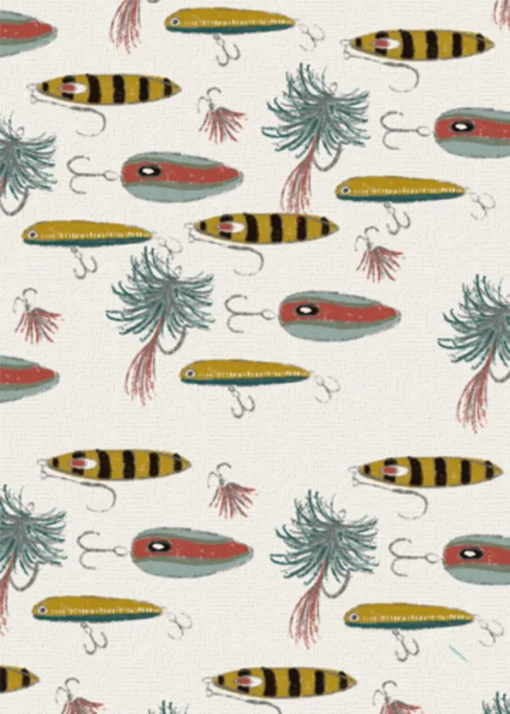 Great Catch Husband card inside left