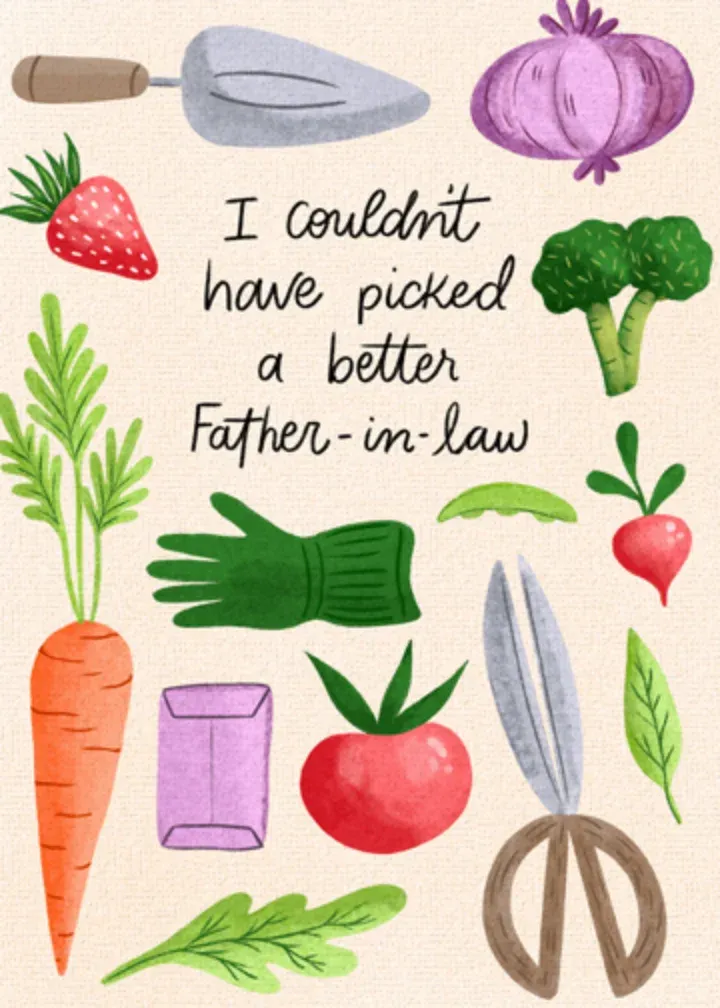 Father-in-Law Pick card front