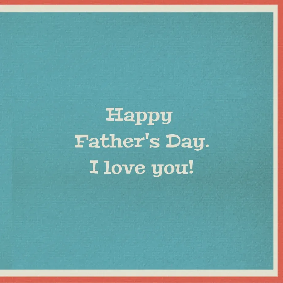 Darth Vader Father's Day card inside right