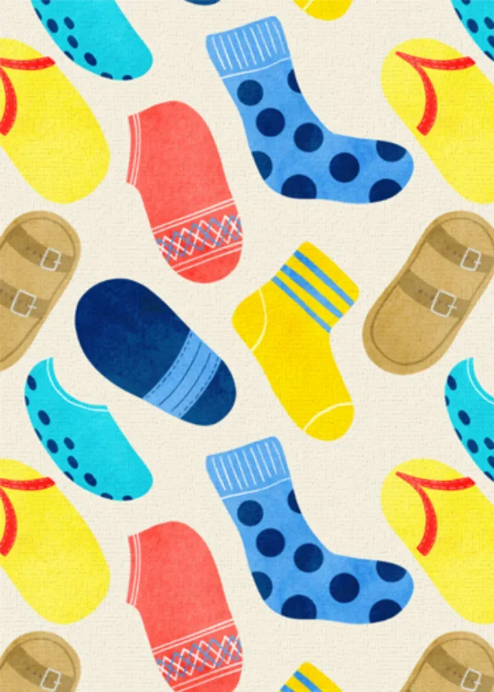 Friend Sandals card inside left