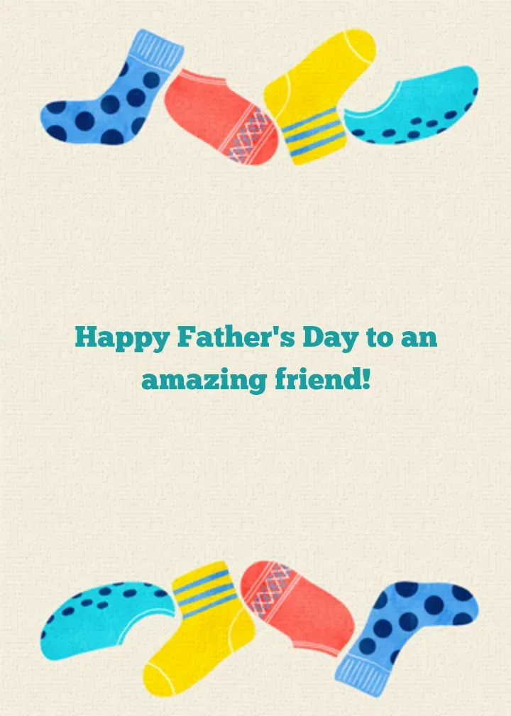 Friend Sandals card inside right