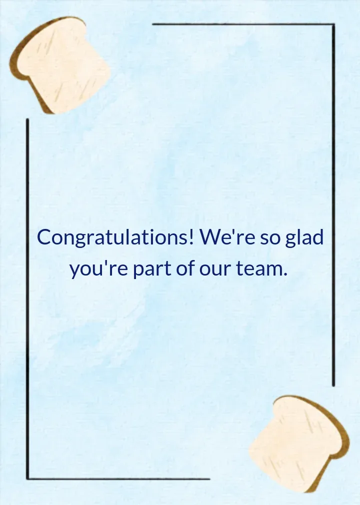 Toast to Another Year card inside right