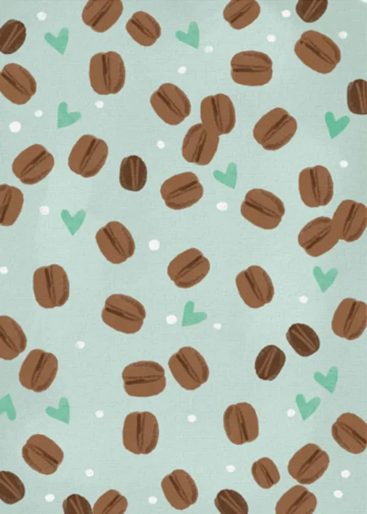 Anniversary Coffee card inside left