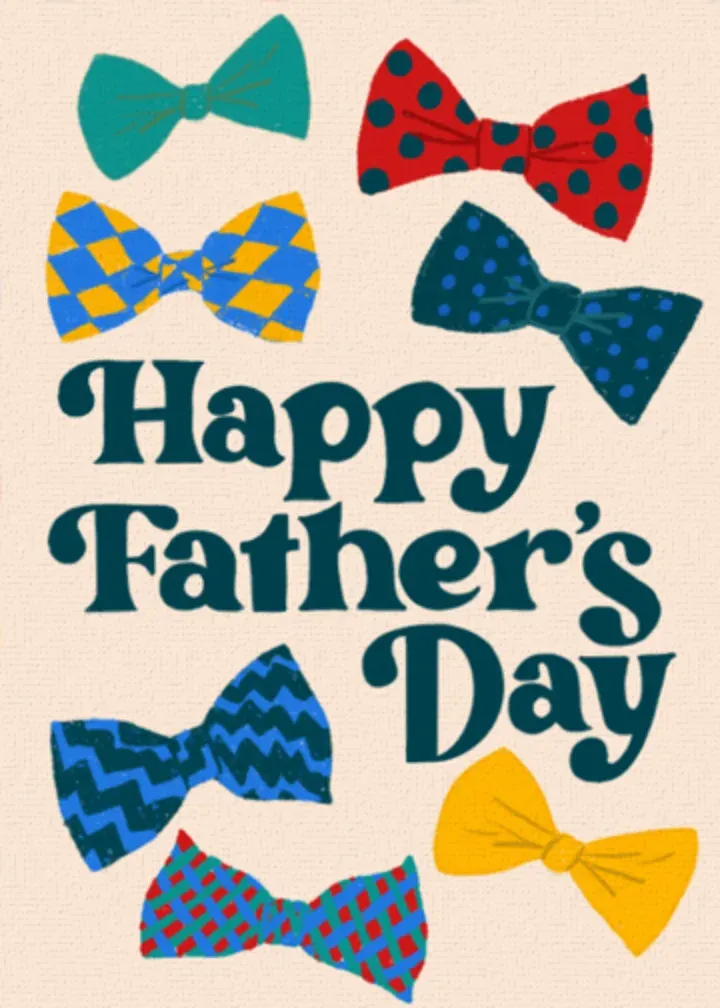 Father's Day Bowtie card front