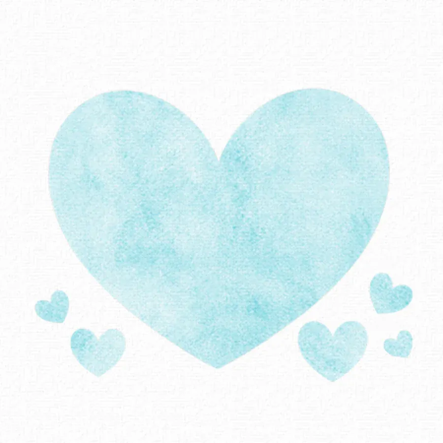 Love Baptism Blue card inside left