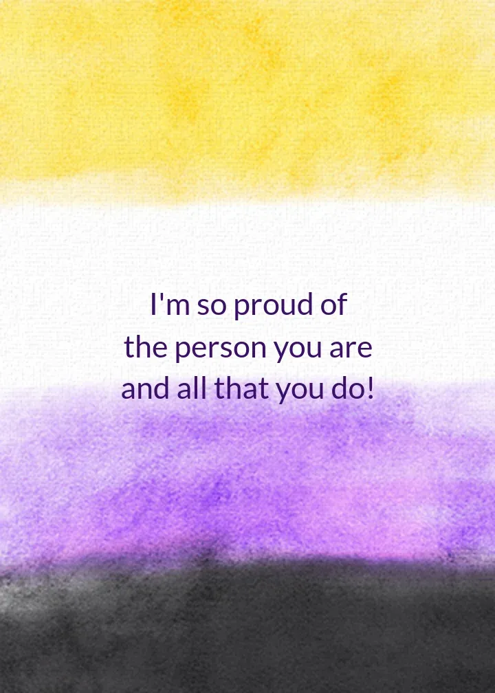International Non-Binary Day | July 14 card inside right