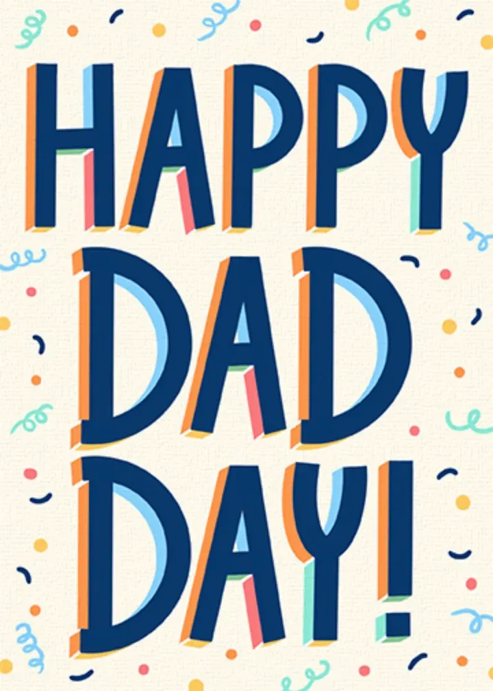 Happy Dad Day card front