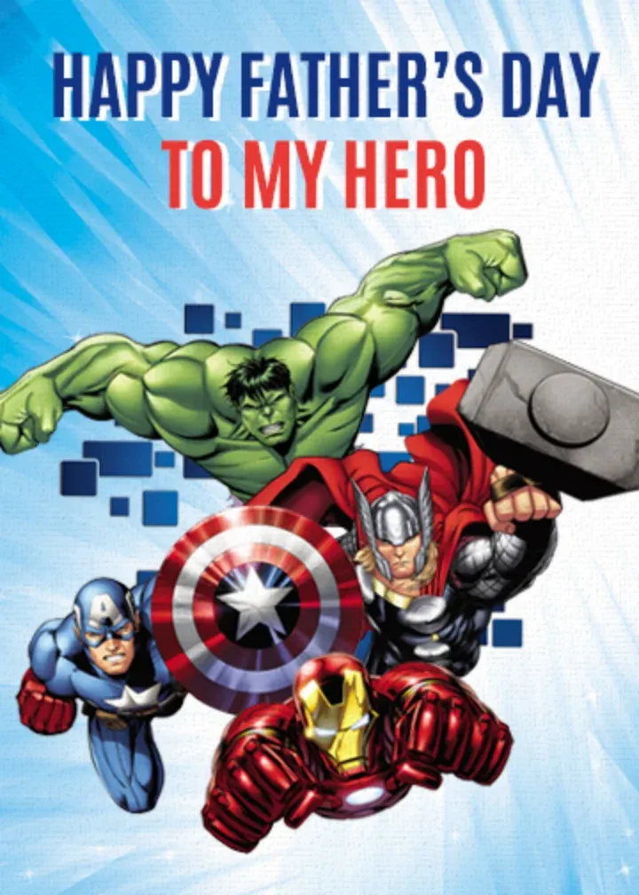 Avengers | Father's Day card front