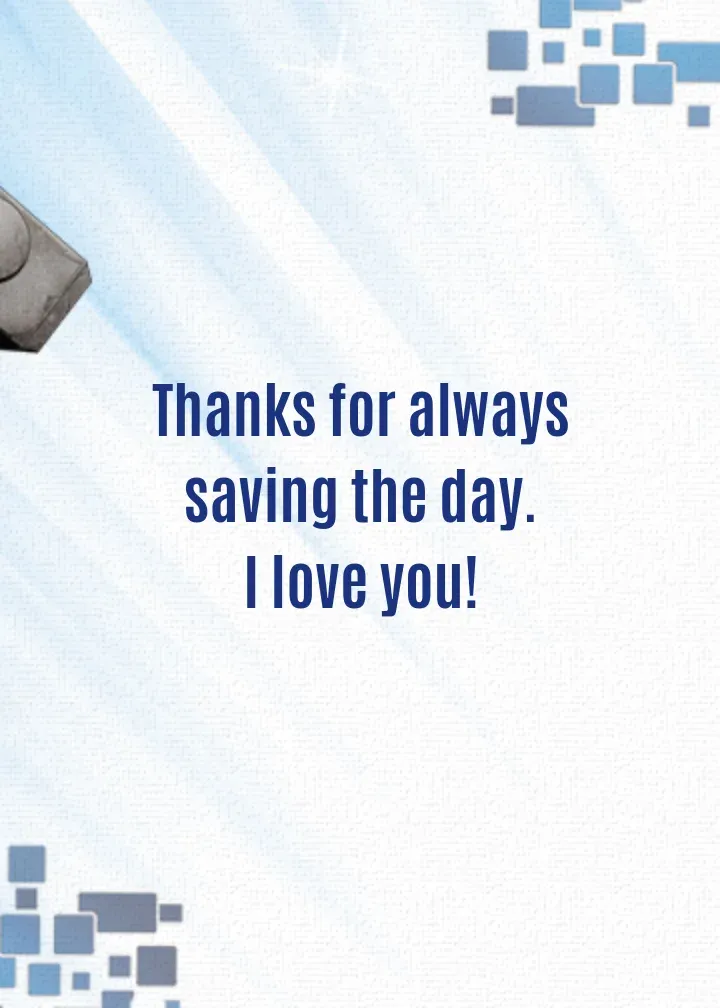 Avengers | Father's Day card inside right