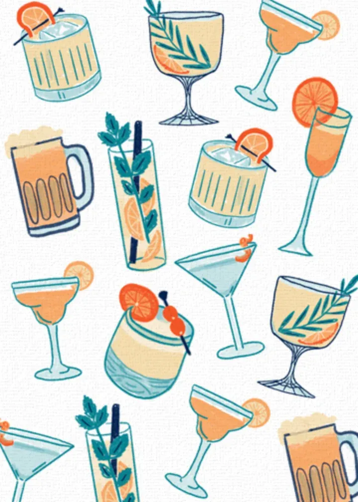 Dad Cheers card inside left