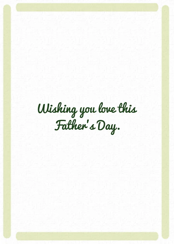 Father's Day Prayers card inside right