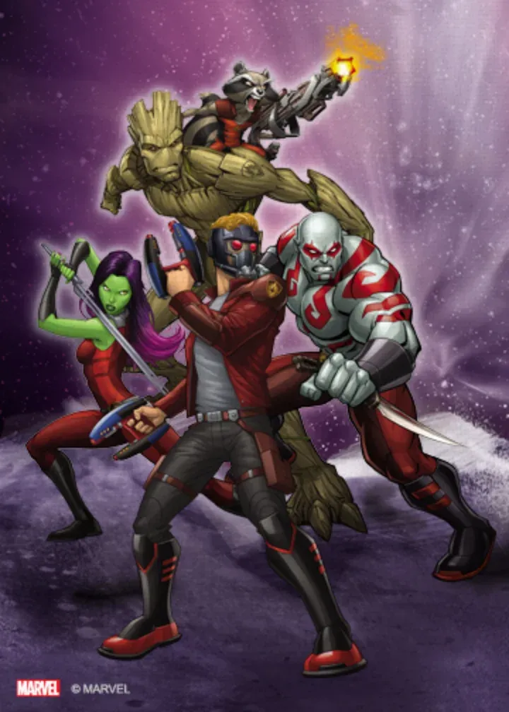 GOTG | Group Happy Birthday card inside left