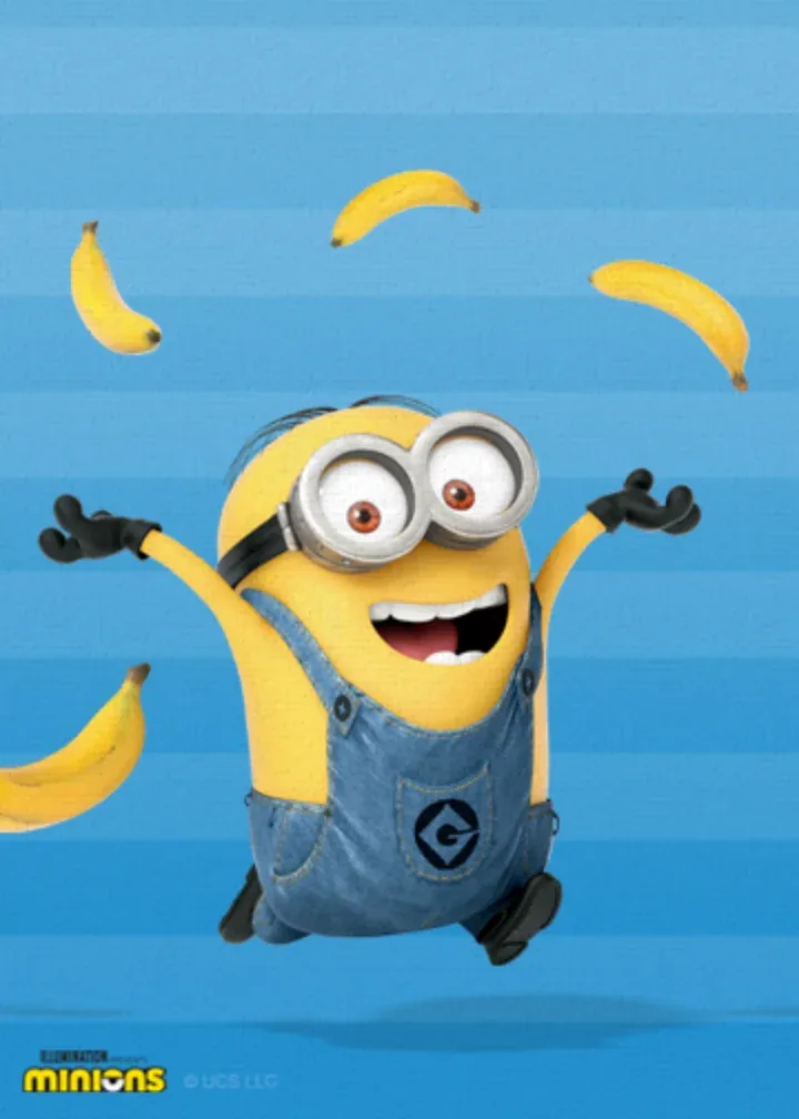 Minions Thank You! card inside left