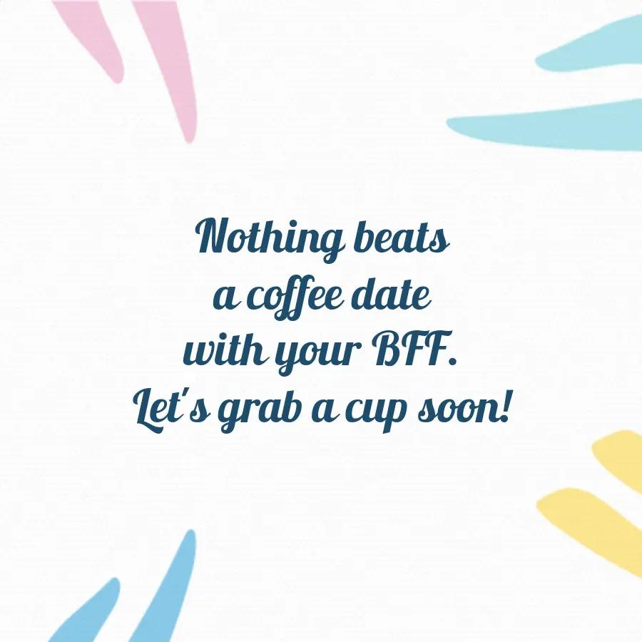 Friends | Coffee Central Perk Friendship card inside right