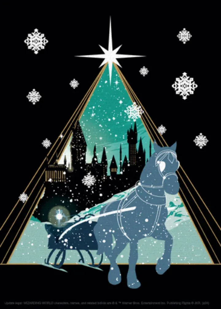 Harry Potter | Hogsmeade Happy Holiday card inside left