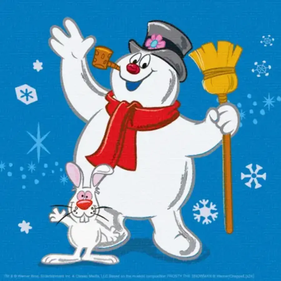 Frosty Happy Jolly Fun card inside left