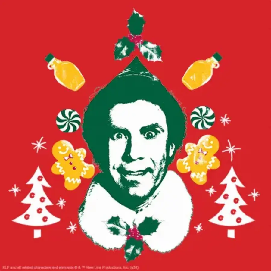 Elf Merry Christmas Cheer card inside left