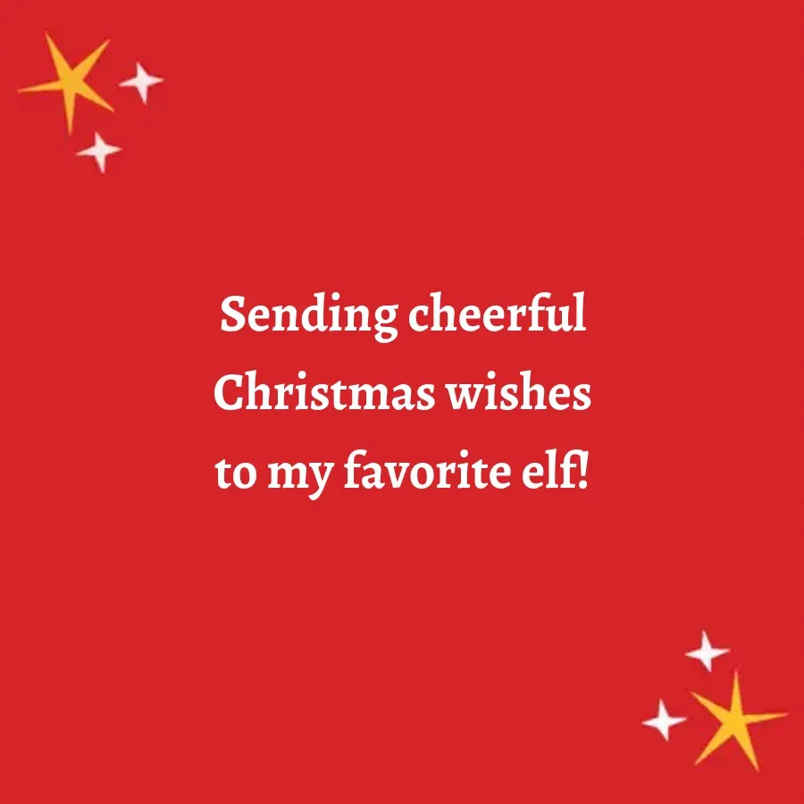 Elf Merry Christmas Cheer card inside right