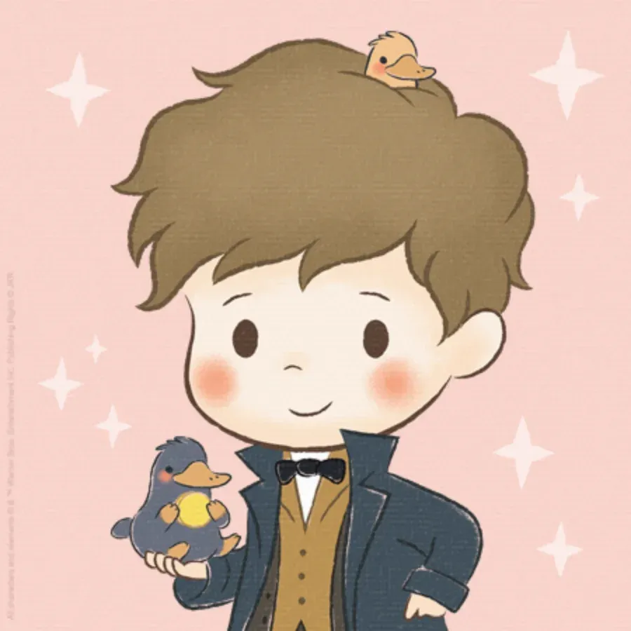 Fantastic Beasts | Happy Valentine's Day card inside left