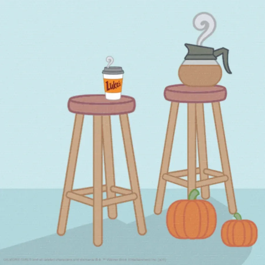 Gilmore Girls Friends card inside left