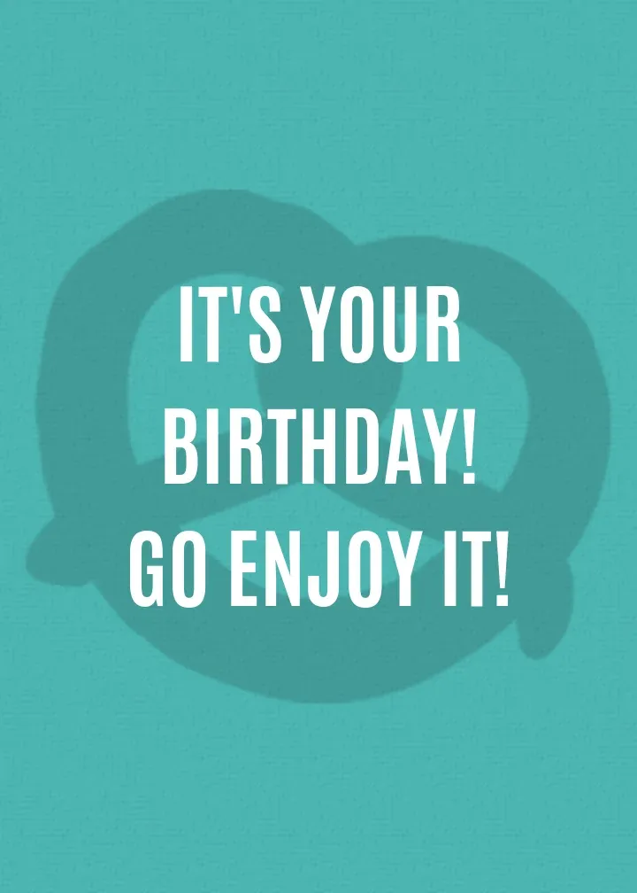 Seinfeld Evergreen Birthday Wishes card inside right